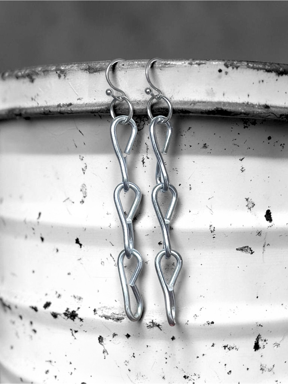 5 For $25💫Silver Punk Chain Dangles - Picture 3 of 5